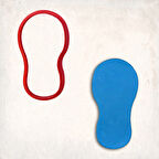 Flip Flop Kurabiye Kalıbı Şekillendirici Kopat