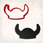 Viking Miğferi Kurabiye Kalıbı Şekillendirici Kopat