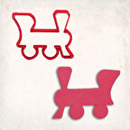 Monopoly Tren Kurabiye Kalıbı Şekillendirici Kopat