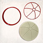 Plaj Topu Detay Kurabiye Kalıp Seti 2’li