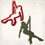 Direk Dansçısı Detay Kurabiye Kalıp Seti 2’li