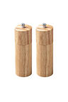 Bambu Ahşap Gövdeli Tuz Karabiber Değirmeni Baharat Öğütücüsü 16 Cm - 2 Adet - 377