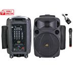 WEST SOUND TKS 12 DC PORTATİF ŞARJLI AMPLİFİKATÖR