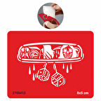 Dikiz Aynası Azrail Zar  Tattoo Geçici Dövme Şablonları Kına Kalıpları