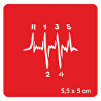 Hız Tutkusu Vites Tattoo Geçici Dövme Şablonları Kına Kalıpları