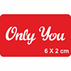 Sadece Sen Tattoo Geçici Dövme Şablonları Kına Kalıpları