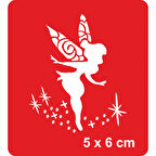 Yıldız Melek Peri  Tattoo Geçici Dövme Şablonları Kına Kalıpları