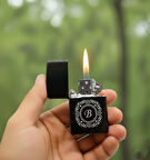 B Harfli Kişiye Özel Harf Baskılı Benzinli Çakmak