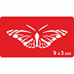 Vadideki Kelebek Tattoo Geçici Dövme Şablonları Kına Kalıpları