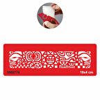 Yeni Yaşam Şerit Kol  Tattoo Geçici Dövme Şablonları Kına Kalıpları