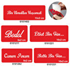 Umudumuz Yaşamak 5 li Set Geçici Dövme Kına Şablonu