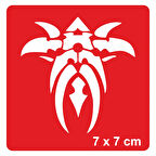 Tribal Çapa Tattoo Geçici Dövme Şablonları Kına Kalıpları