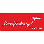 Korkusuzca Sev! Tattoo Geçici Dövme Şablonları Kına Kalıpları