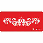 Dantel Motifi 259 Tattoo Geçici Dövme Şablonları Kına Kalıpları