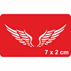 Zarif Kanatlar Tattoo Geçici Dövme Şablonları Kına Kalıpları