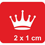 Minik Taç Minimal Tattoo Geçici Dövme Şablonları Kına Kalıpları