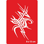 Tribal 70 Tattoo Geçici Dövme Şablonları Kına Kalıpları