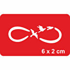 Sonsuza Dek Özgürdür Kuşlar Tattoo Geçici Dövme Şablonları Kına Kalıpları