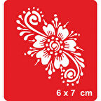 Hercai Menekşe Tattoo Geçici Dövme Şablonları Kına Kalıpları