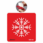 Helm Of Awe Viking Sembolü  Tattoo Geçici Dövme Şablonları Kına Kalıpları