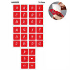 Taçlı Harf Tattoo Dövme Şablonu Kına Deseni