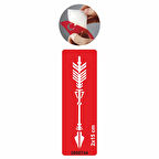 Hedefe Doğru  Ok  Tattoo Geçici Dövme Şablonları Kına Kalıpları