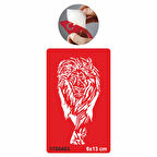 Asya Aslan  Tattoo Geçici Dövme Şablonları Kına Kalıpları