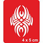 Akrep Tribal Tattoo Geçici Dövme Şablonları Kına Kalıpları