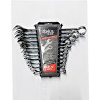 Genius M.A.W. 12 Parça Kombine Anahtar Düz Yıldız Takım Seti