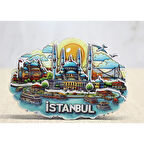 Ahşap İstanbul Temalı Magnet Alk4598