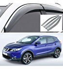Nissan Qashqai Uyumlu 2014 2020 Kromlu Cam Rüzgarlığı Parça İthal