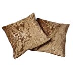 Epengle Lüks Kadife Kırlent Kılıfı 2 Adet 42x42 cm Model 12