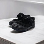 KIZ ÇOCUK SİYAH GÜNLÜK BABET