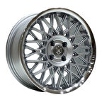6 X 14 TORK-3375 4X100 ET25 73.1 SILVER+LIP MACHINED