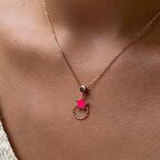 Gümüş Neon Yıldız Kolye