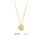 Yuvarlak Taşlı Kolye