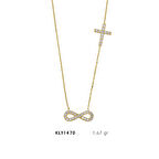 Sonsuzluk Haçlı Kolye