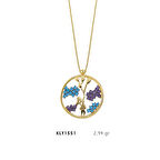 Kadın Figürlü Balonlu Kolye