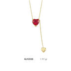 Kalp Sarkıtlı Kolye
