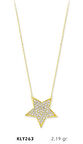 Taşlı Yıldız Kolye