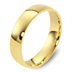 6 mm Oval Klasik Alyans KLA17