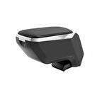 Matte Premium Armrest Kayarlı Kol Dayama Kolçak Luxery Siyah Gri