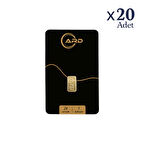 Gekas Kuyumculuk ARD 24 Ayar 20 Adet 1 gr Külçe Altın