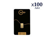 Gekas Kuyumculuk ARD 24 Ayar 100 Adet 1 gr Külçe Altın