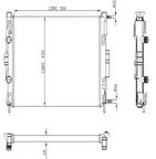 Kale 0520231AB Motor Radyatörü Megane II Scenic 1.5DCI 1.4 1.6 2.0 16V 590x453x34 1 Sıra Alb Sistem 8200357536