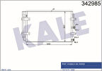 Kale 342985 Klima Radyatörü H100 Kamyonet 04- 976064F100
