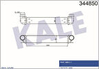 Kale 344850 Turbo Raturbo Radyatörü BMW E39 M47 M56 17512247359