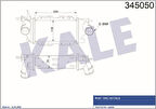 Kale 345050 Turbo Radyatörü Vectra B X20DTH Y20DTH Y22Dtr 52475657