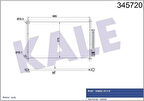 Kale 345720 Klima Radyatörü Honda CRV 2.2 2.4 2012- 80110T0AA01