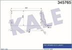 Kale 345765 Kondenser Al Al Colt IV-Lancer V MB115853